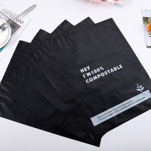 Mukautettu Design Compostable Postage Bag Eco Friendly Corntärkkelys Mailer Bag Biodegradable Express Bag